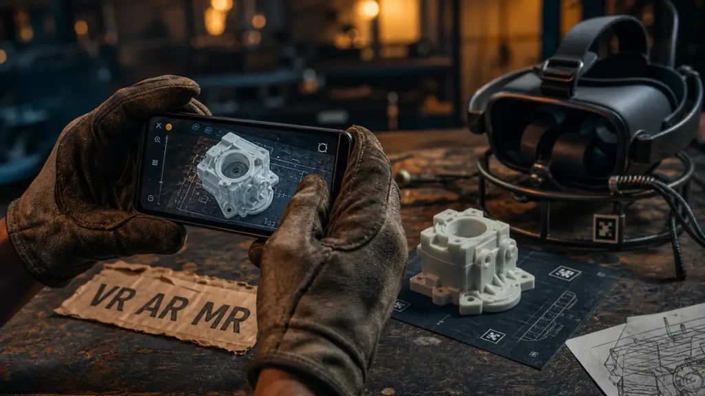 Technologies immersives VR AR MR : réel enrichi par la réalité augmentée