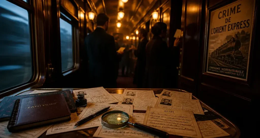 Escape Game Le Crime de l’Orient Express : démasquez le meurtrier parmi vos amis