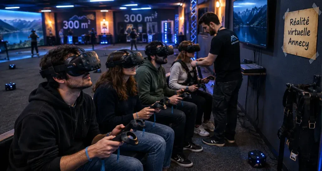 La réalité virtuelle à Annecy adapte l’immersion à chaque groupe