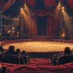 Spectacles Lyon décembre : intérieur de chapiteau cirque, Slava’s Snowshow
